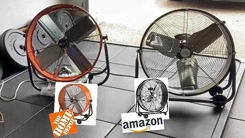 WHICH FAN SHOULD YOU BUY - Commercial Electric 24 in Drum Fan VS the cheaper iLiving / Amazon Model
