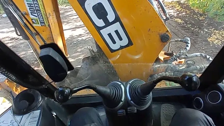 JCB 4cx 3cx погрузчик экскаватор.органы управления.знакомство с кабиной.управление/эксплуатация #jcb