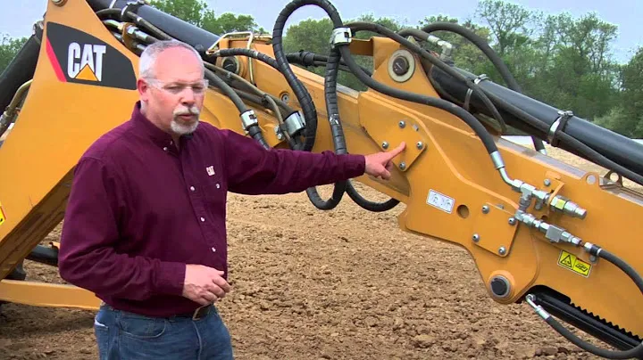 Cat® E Series Backhoe Loader | Adjust Digging Precision (E Stick)