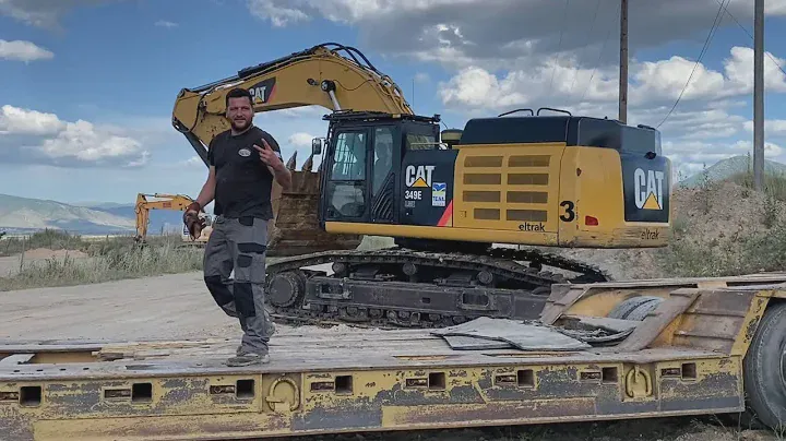 Transporting The Caterpillar 349E, 325D And 330C Excavators - Fasoulas Heavy Transports