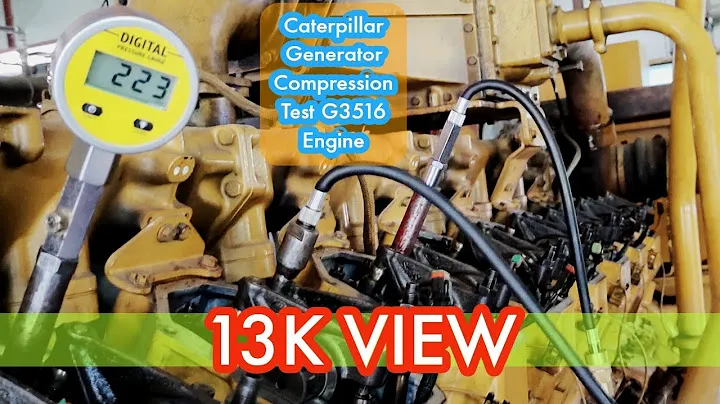 Caterpillar Engine G3516 Compression Test | Caterpillar Generator G3516.