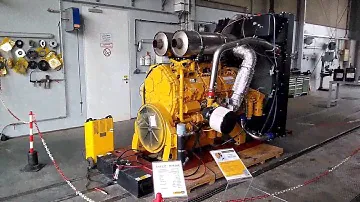 CAT Caterpillar C27 engine - cold start up