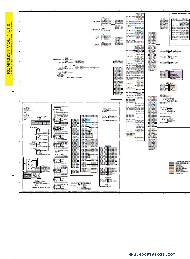 Caterpillar 428E Shematics Electrical Wiring Diagram PDF-1