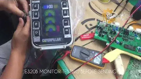 TESTING E320B E312B MONITOR 151-9385 106-0182 MONITOR FOR CAT320B CAT312B