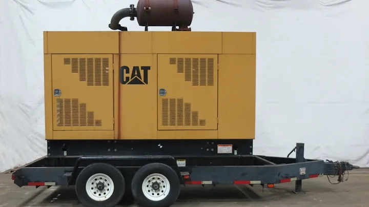 CAT 3406, Caterpillar 300 kW portable diesel generator, 237 Hrs, Yr 2001 - CSDG # 2512