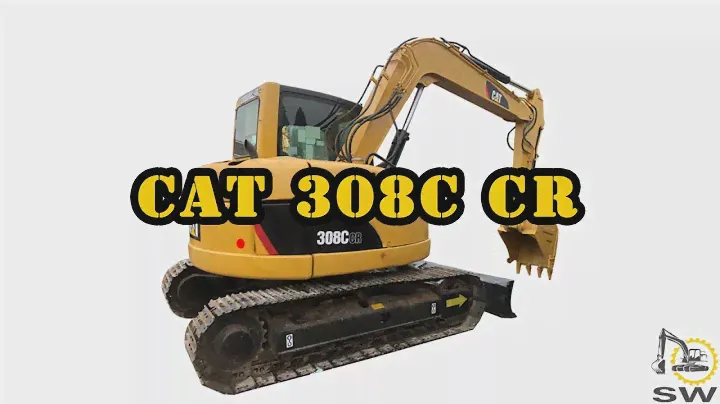 CAT CATERPILLAR 308C CR mini excavator working performance
