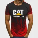 🛍 Новая летняя Мужская модная футболка caterpillar 3D, черная футболка из полиэстера, сексуальные мышцы