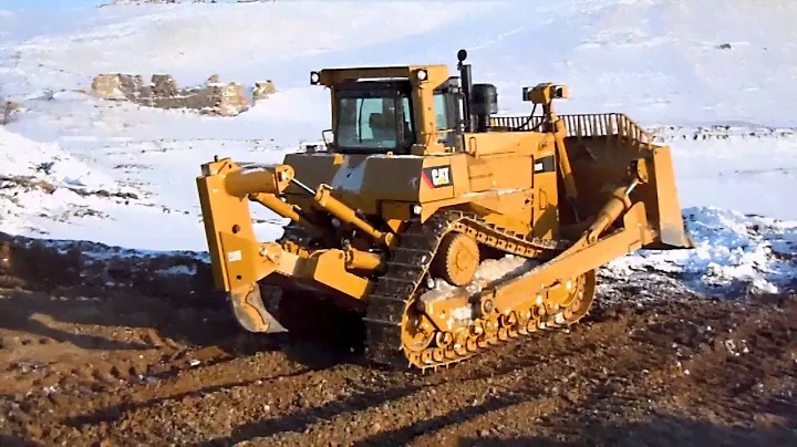 Рыхление бульдозер CAT D9R