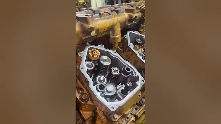 Cat Engine 3512 Electronic Fuel Injector Install.
