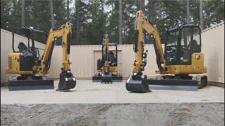 Introducing the Cat® Next Generation 302.7 CR, 303 CR and 303.5 CR Mini Excavators