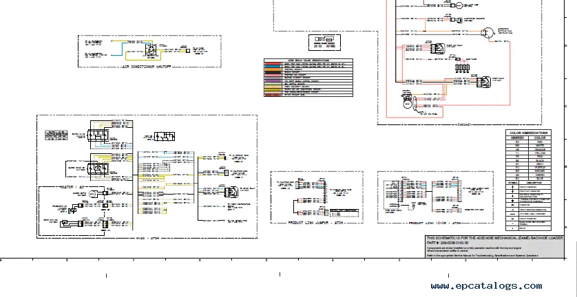 Caterpillar 428E Shematics Electrical Wiring Diagram PDF-0