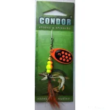 Блесна вращающаяся Condor Gourmet Caterpillar размер 3, вес 8,0 гр, цвет 194-0