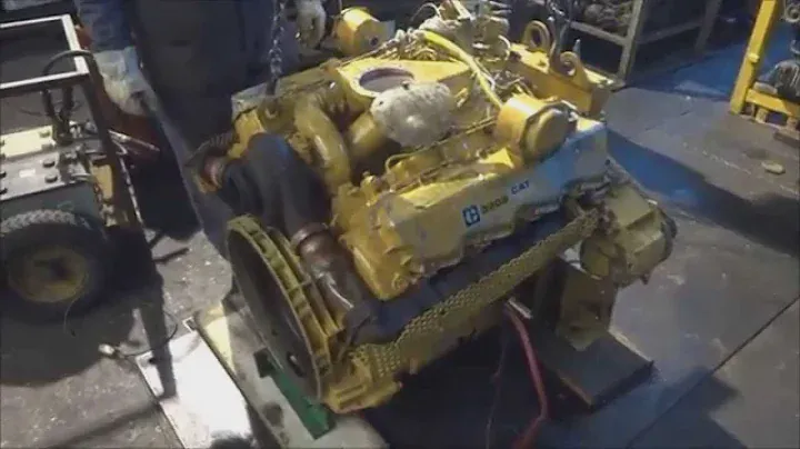 Caterpillar 3208 turbo engine