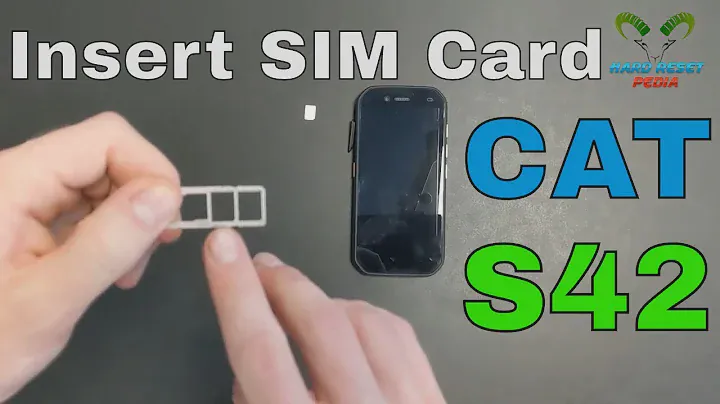 Insert The SIM Card Caterpillar CAT S42