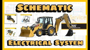 Schematic Backhoe Loader 416F2, 422F2, 428F2 and 434F2 Electrical System with SIS Caterpillar