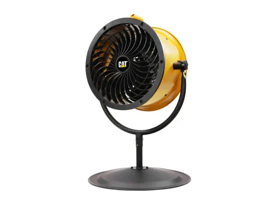 CATERPILLAR HVPD-14AC-YW 14-inch High Velocity Pedestal Drum Fan, Yellow-4