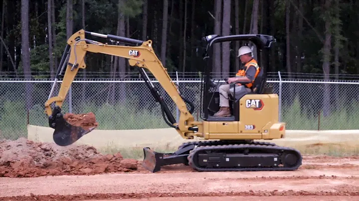 Introducing the Cat® Next Generation 302.7 CR, 303 CR and 303.5 CR Mini Excavators