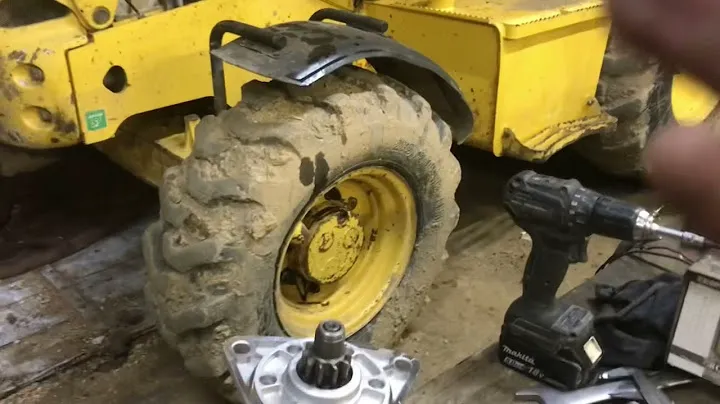 Стартер МТЗ на Komatsu WB 97