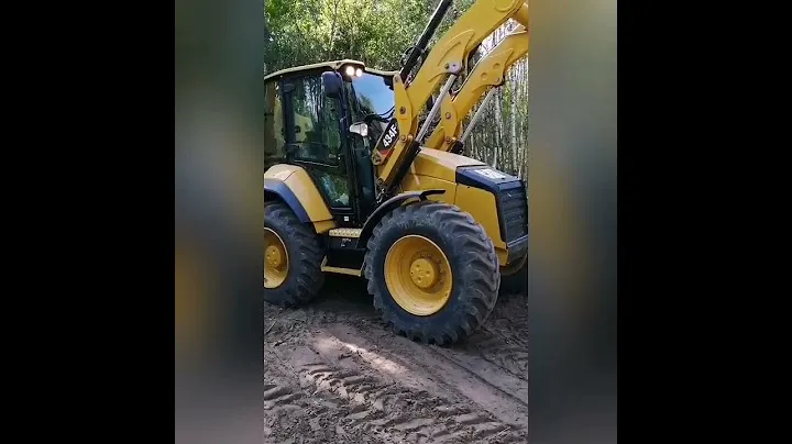 cat 434f планировка участка и корчевка пней в идеал)