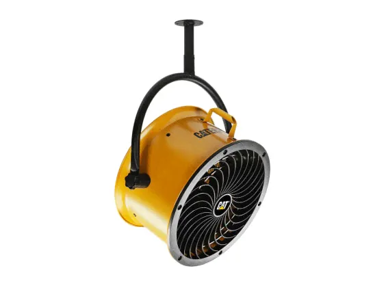 CATERPILLAR HVPD-14AC-YW 14-inch High Velocity Pedestal Drum Fan, Yellow-1