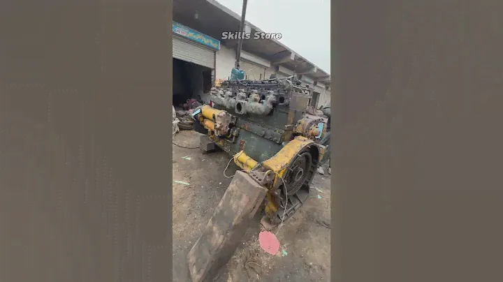 Caterpillar D8 Engine fully restored #caterpillar #restoration #automobile #rebuild #workshop