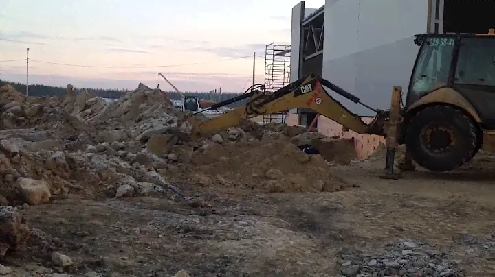 Caterpillar 428e прогрев трансмиссии