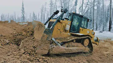 Бульдозер Cat® D6 GC в сибирской тайге | Усть-Илимск