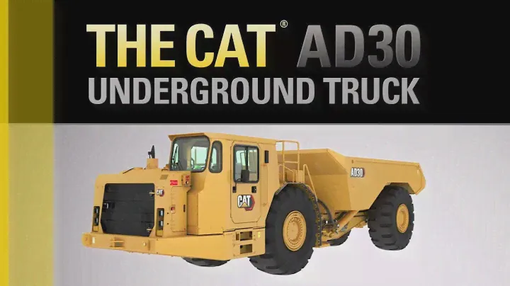 Experience the Cat® AD30 Underground Truck