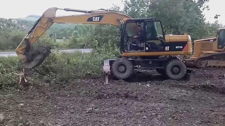 Аренда колесного экскаватора, CAT 315D