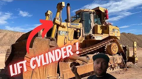 Caterpillar D9R lift cylinder rebuild!!